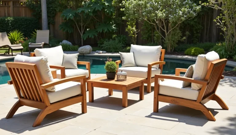 outdoor furniture set backyard patio
