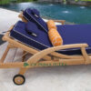 Ezra Double Teak Lounge Chair (5) Ezra Double Teak Lounge Chair