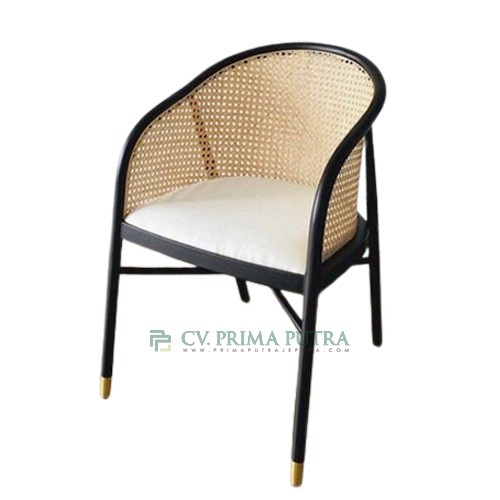 Christian Wooden Rattan Arm Chair