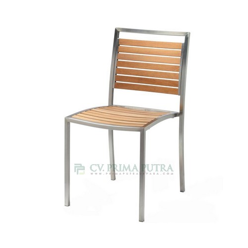 Emerson Teak and Steel Chair