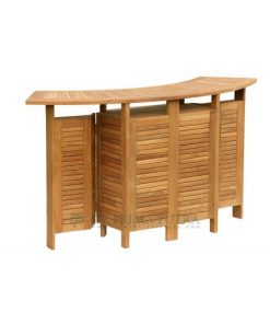 Esme Teak Garden Folding Bar Table